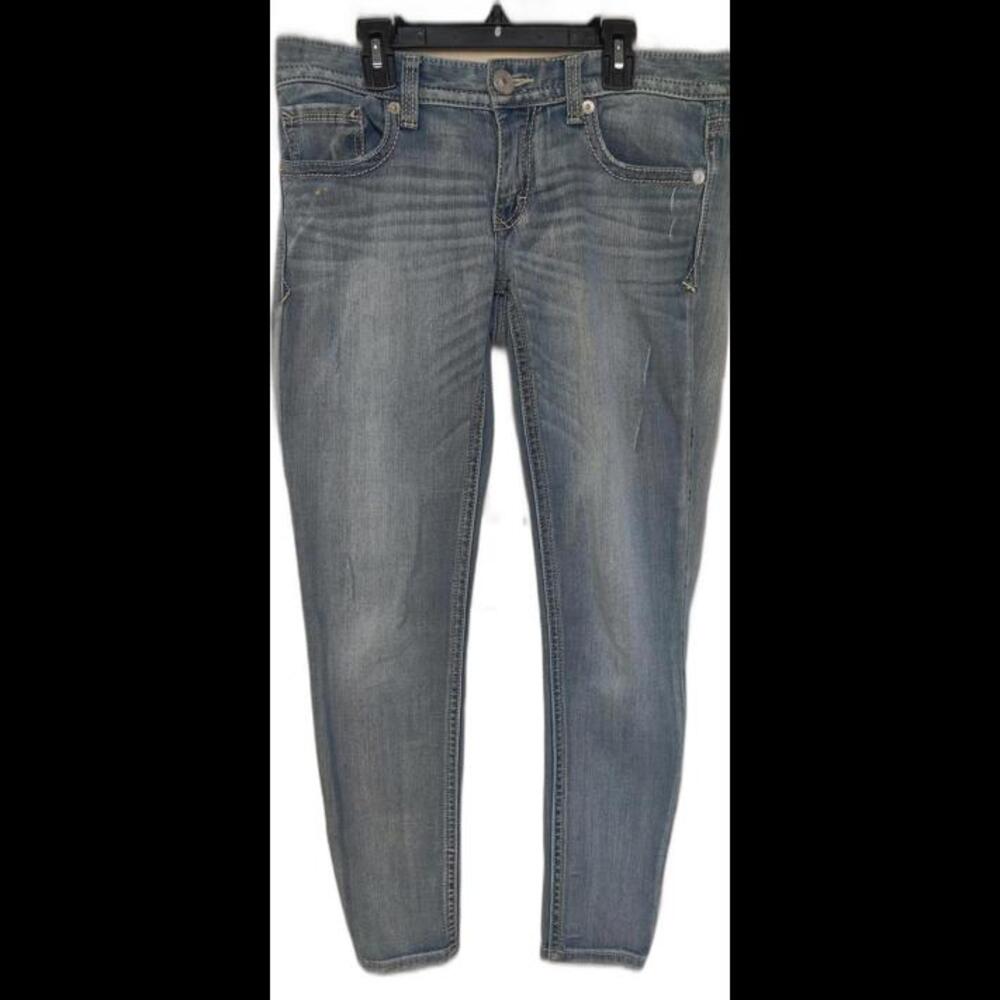 Express Jeans Denim Low rise legging 6R Womens Juniors  good condition